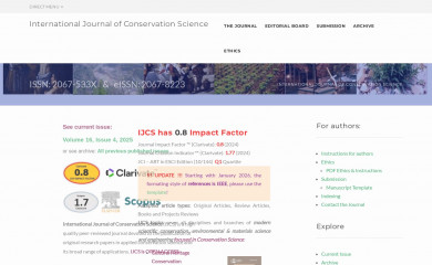ijcs.ro screenshot