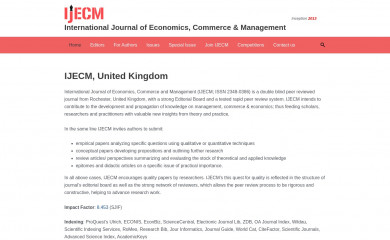 ijecm.co.uk screenshot