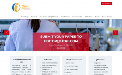 ijtre.com screenshot