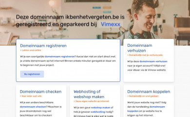 ikbenhetvergeten.be screenshot