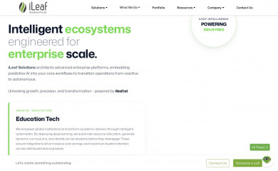 ileafsolutions.com screenshot