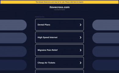 ilovecross.com screenshot