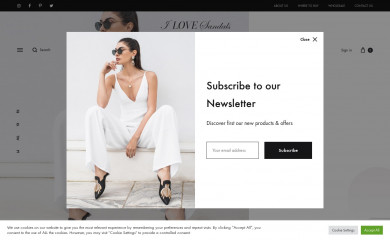 ilovesandals.eu screenshot