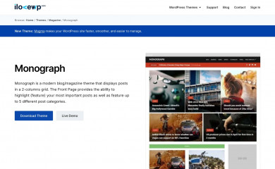 Monograph screenshot