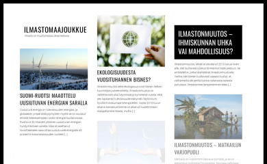 ilmastomaajoukkue.com screenshot