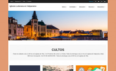 iluterana.cl screenshot