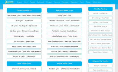 ilyricshub.com screenshot