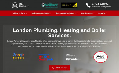 imaaplumbing.co.uk screenshot