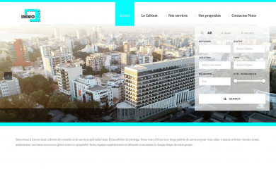 immoazur.sn screenshot