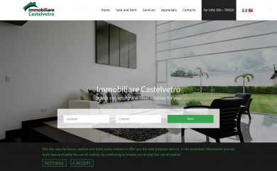 immobiliarecastelvetro.it screenshot