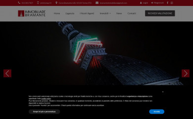 immobiliarebramante.it screenshot