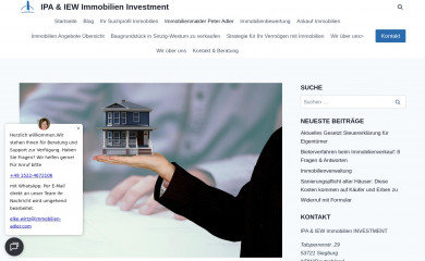 immobilien-adler.com screenshot