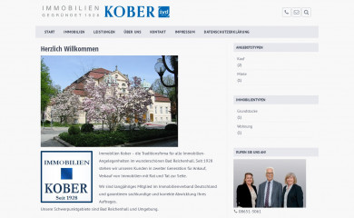 immobilien-kober.de screenshot