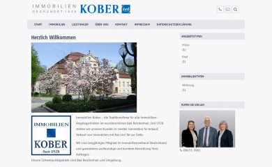 immobilien-kober.de screenshot