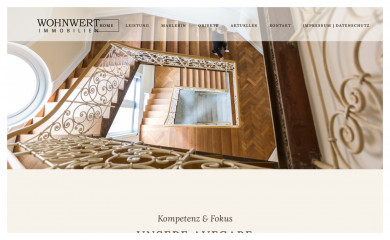immobilien-wohnwert.de screenshot