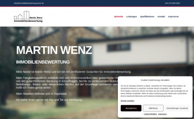 immobilienbewertung-wenz.de screenshot