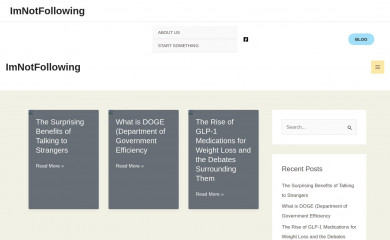 imnotfollowing.com screenshot