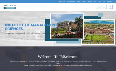 imsciences.edu.pk screenshot