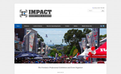 impactexhibitions.com.au screenshot