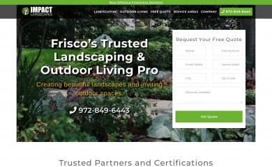 impactlandscapes.net screenshot