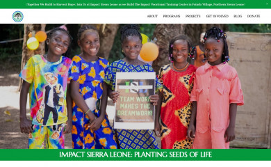 impactsierraleone.org screenshot