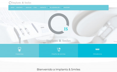 implantsmiles.mx screenshot