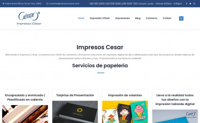 impresoscesar.com screenshot