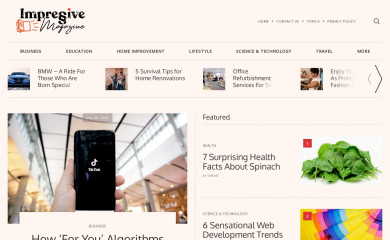 impressivemagazine.com screenshot