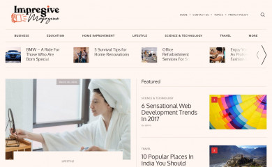 impressivemagazine.com screenshot