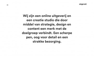 imprint.amsterdam screenshot