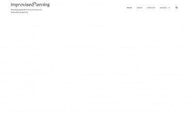 improvisedplanning.com screenshot