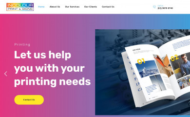 incolourimaging.com.au screenshot