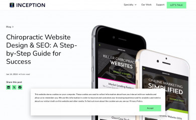 http://www.inception-chiropractic-websites.com screenshot