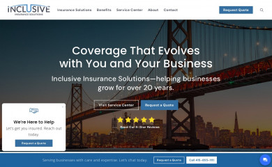 inclusiveinsurance.com screenshot