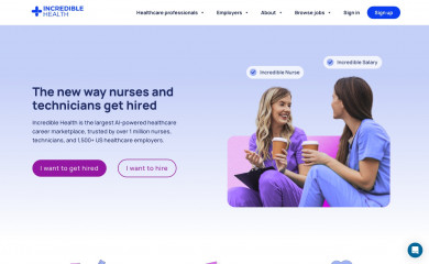 incrediblehealth.com screenshot
