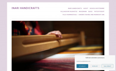 inarihandicrafts.fi screenshot
