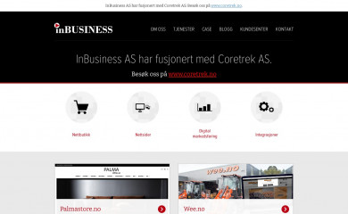 http://www.inbusiness.no screenshot