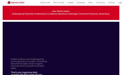 ingeniousmed.com screenshot