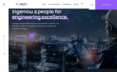 ingenious-jobs.de screenshot