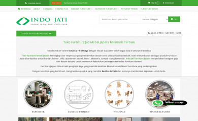 indojatifurniture.com screenshot