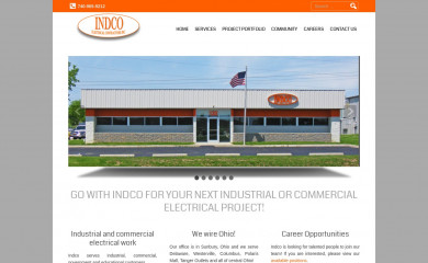 indcoelectric.com screenshot