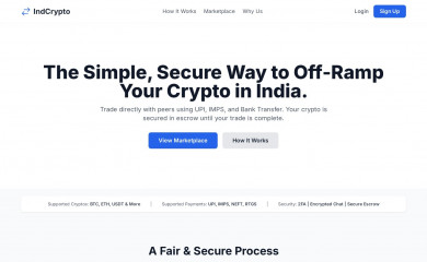 indcrypto.com screenshot