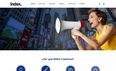 indexcreativos.com.mx screenshot