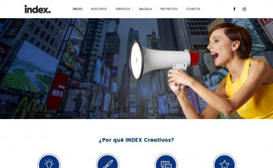 indexcreativos.com.mx screenshot