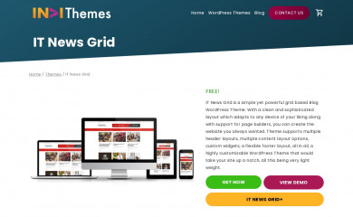 https://indithemes.com/product/it-news-grid/ screenshot