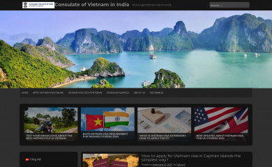 india-consulate.org.vn screenshot