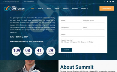 indiacxsummit.com screenshot