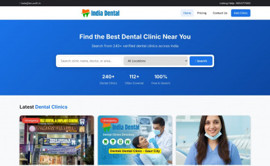 indiadental.co.in screenshot