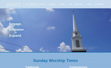indianagrace.org screenshot