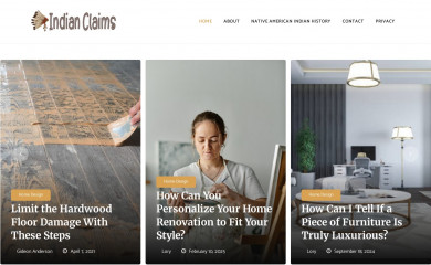 indianclaims.ca screenshot